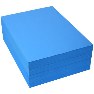 China In Stock 80G A4 Color Copy Paper Wholesale Blue Office Printing Paper FY-002 for sale