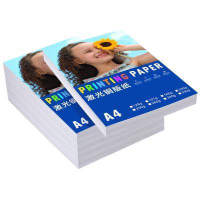 China Double White Glossy 200g A4 LaserJet Photo Paper Paper for sale