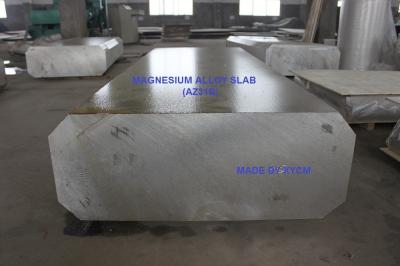 China Semi-continuous Cast AZ91 AM60 AZ80 Cut-to-size magnesium alloy slab ASTM standard homogenized magnesium alloy slab for sale