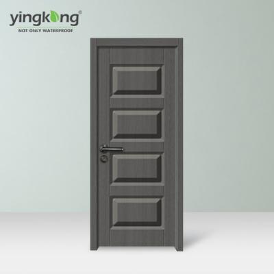 China Chinese factory waterproof PVC wpc foam door liner panel price water resistant bathroom doors for sale