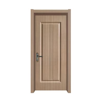 China Waterproof Mahogany Glass Insert YK-737 Solid Wood/Wood Door Designs For Bathroom/Bathroom for sale