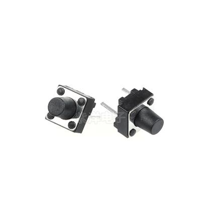 China Electronic Tact Switch Momentary 6x6x6 6*6*6mm Medium Pin 2pins for sale