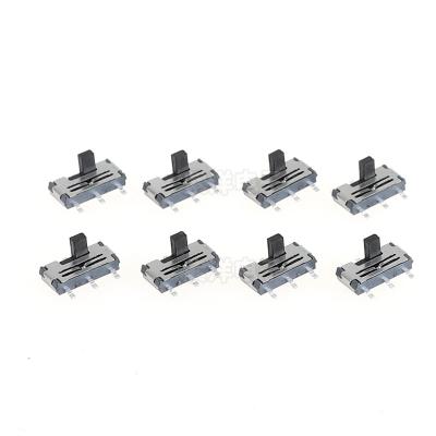 China Dustproof and Non-waterproof 6 Pin SMT Terminal Surface Mount with Silver Plating 2 Position Switch for sale