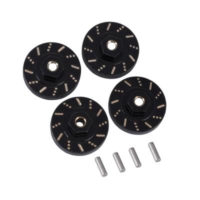 China Vehicles & Remote Control Toys 4PCS +5mm Axle Counter Weight Brass Extended Wheel Hubs For 1/24 RC Crawler SCX24 Axial AXI90081 for sale