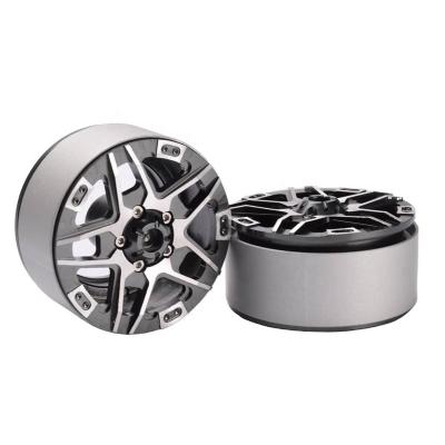 China Vehicles & Remote Control Toys 4PCS Aluminum Alloy 1.9 Wheel Rims Hub For SCX10 D90 CC01 TRX4 1/10 Scale RC Car Rock Crawler for sale