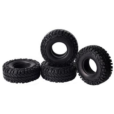 China Vehicles & 4PCS 114MM 1.9 Rubber Tires Remote Control Toys for 1/10 RC Crawler SCX10 Axial II D90 CCO1 Traxxax TRX4 for sale