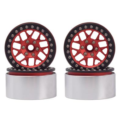 China Vehicles & Remote Control Toys 4PCS Metal 2.2 Inch Beadlock Wheel Hub Rims For 1/10 RC Crawler Traxxas TRX-4 Axial SCX10 RR10 90048 Appearance for sale