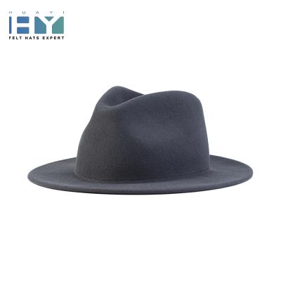 China Wholesale Picture Felt Hats New Fashion Jazz Cap Panama Wide Brimmed Fedora for sale