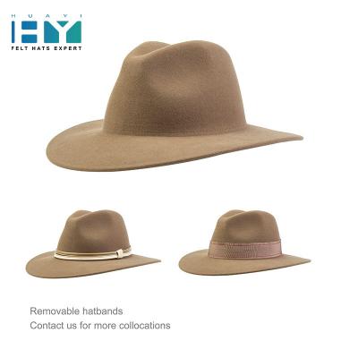 China 2021 Women's Adjustable Wool Felt Hat Picture Accessories 100% Wide Brim Felt Hat Hats for sale