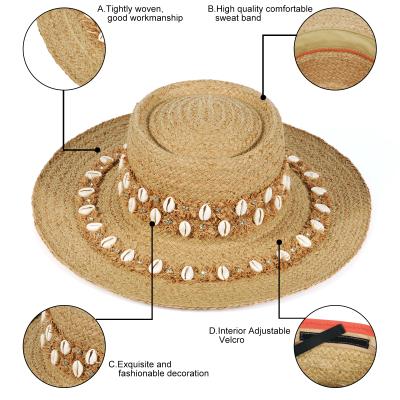 China Beach huayi brand straw hats for women beech sun hat for sale