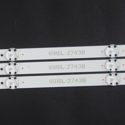 China High Quality LG 6916L -2743B Home Book For 43 INCH LED TV Backlight Strip for sale