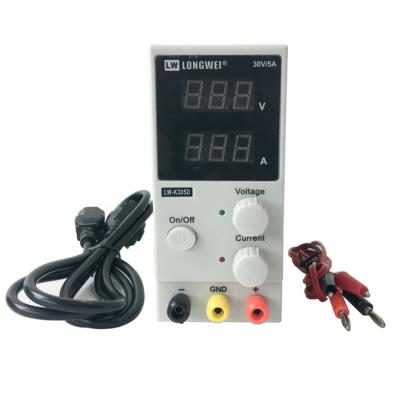 China DC Power Supply Switching DC Power Supply Voltage Regulators LW-K305D 0-30V 0-5A Lab 110V-220V Digital Display for sale