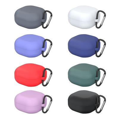 China Soft Silicone For Samsung Buds Case Luxury Hot Sale Silicone Live Buds 2 Cases Filler Cover With Hook Headset For Samsung Galaxy Buds Pro Case for sale