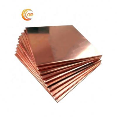 China Electronic Machine Size High Purity Copper Sheet Plate Metal Customized Prices for sale