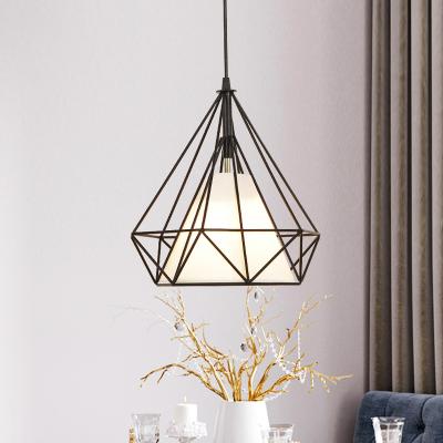 China Contemporary Industrial Kitchen Lighting Pendant Hanging Small Light Black Pendant Light for sale