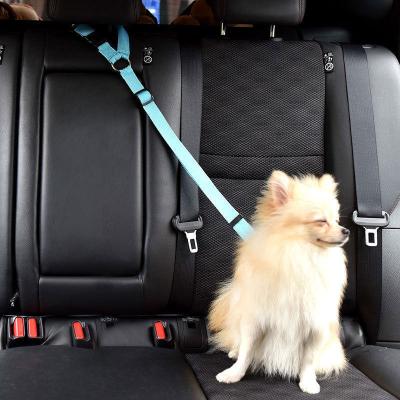 China High Quality Personalized Pet Supplies Collars Dog Car Leash Dog Car Seat Belt for sale