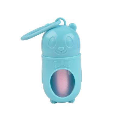 China High Quality Portable Bear Shape Dog Waste Bag Dispenser New Design Viable Poop Bag Dispenser Customizable for sale