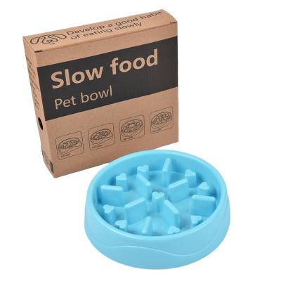 China Non-Toxic Preventing Dog Driver Portable Custom Design Sustainable Durable Pet Slow Choking Bowl for sale