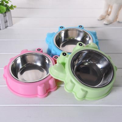 China Sustainable Multi-shape design detachable stainless steel dog feeder pet drinking dishes pet bowl for sale