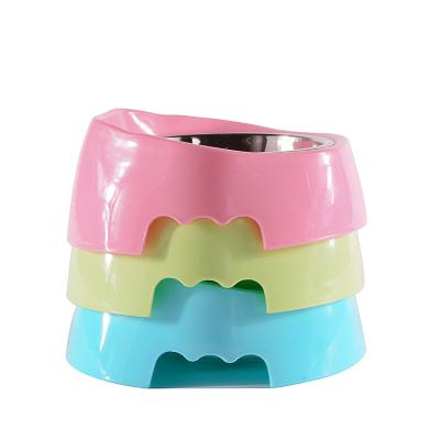 China Sustainable Pet cats and dogs supplies pet tableware anti-suffocation pet bowl feeder for sale