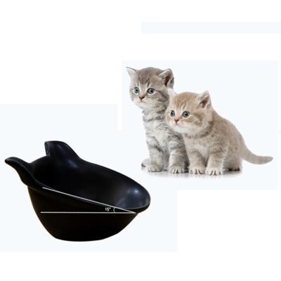 China Sustainable Pet Feeder Products Custom Design Ceramic Cat Bowl for sale