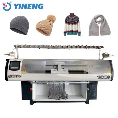 China Warp New 2022 New Model 60 Inch Automatic Flat Knitting Machine With System Double Flat Knit for sale