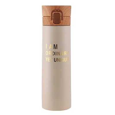 China Sustainable Newest Design Stainless Steel Vacuum 16oz Top Quality Portable Water Bottle Insulated for sale