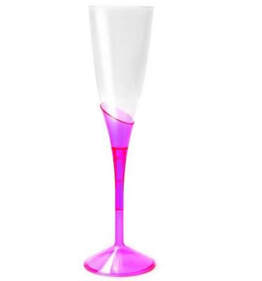 China Sustainable Newest Design Good Quality Champagne Glass Hard Plastic Cup for sale