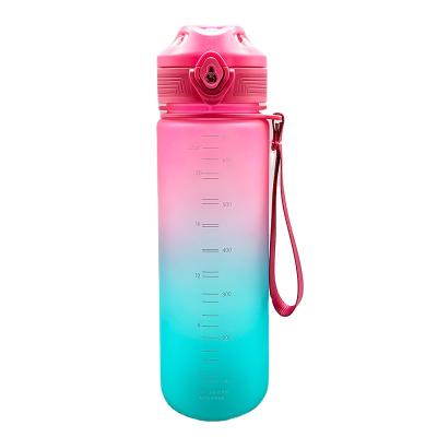 China Free Sample Custom Viable My Bottle 650ML Beverage Sport Drinking Filter Plastic Water Bottle Eco Friendly for sale