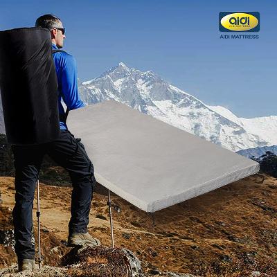 China Roll Up CertiPUR-USA Foldable Outdoor Portable Floor Mat Camping Car Protective Travel Mattress Sleep Pad for sale