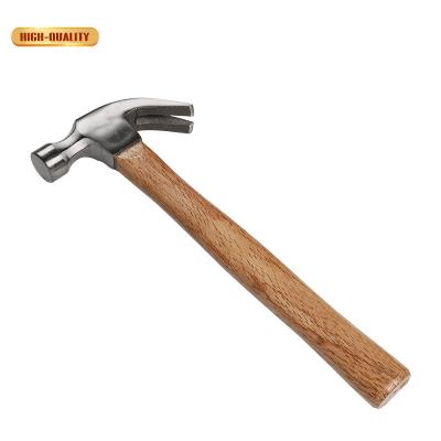 China Black Full Wood Handle Nail Hammer Multi Function Claw Hammer for sale