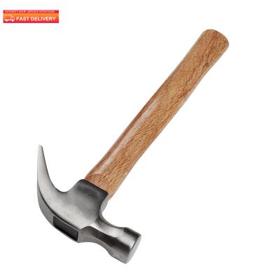 China Nail Hammer Construction Site Tools Durable Wooden Handle Small Claw Hammer for sale