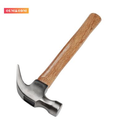 China American Kind 9Oz 18Oz 26Oz Nail Claw Hammer High Carbon Steel Wood Handle Mini Wood Hammer for sale