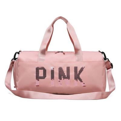 China Hot Selling Fashion Travel Large Capacity Custom Logo Fitness Sports Packing Gym Bag Travel Dry And Wet Separation for sale