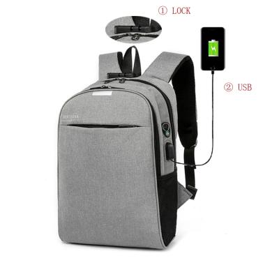 China Anti Theft Smart Large Capacity USB Multifunctional Nylon Waterproof Backpack Anti Theft Charger Laptop Backpack Bag With USB Charging Port for sale