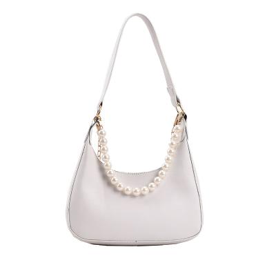 China Wholesale Luxury Ladies Handbags Designer Pearl Handbags Leather Shoulder Bag Brand New High Quality Women's Handbags Korean Style for sale