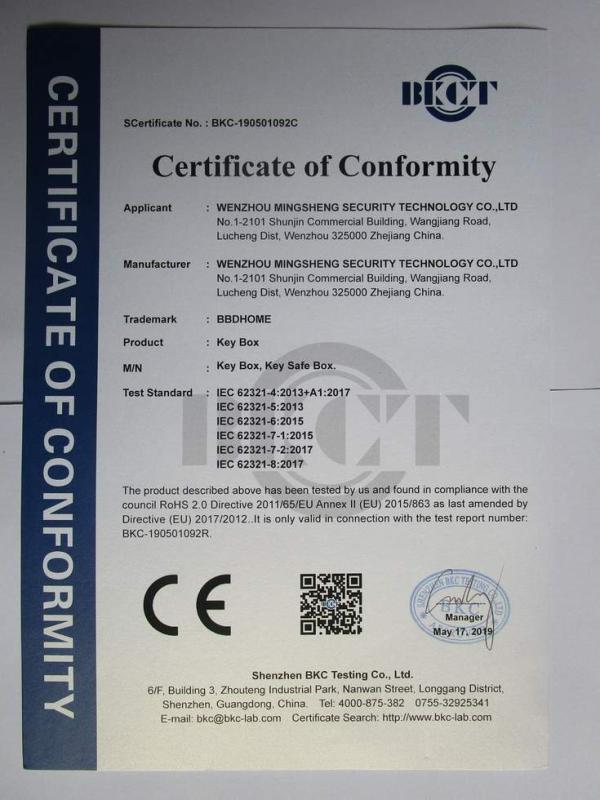 CE - Wenzhou Betterbyday Hardware Co., Limited