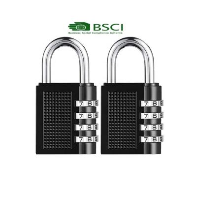 China Used For Hasp Storage 4 Digit 10000 Combination Padlock Outdoor Luggage Home Door Case Gym Sport School Employee Locker Barrier Padlock for sale