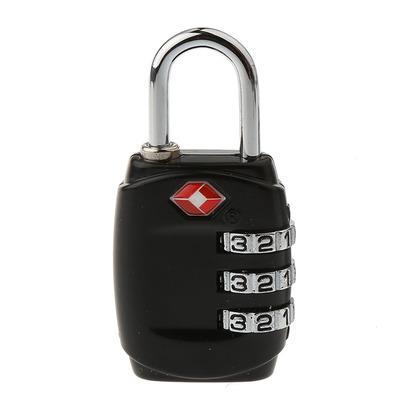 China Used For Luggage Travel Lock 3 Digit Combination Code Lock Security Seal TSA Security Clearance Waterproof Padlock for sale