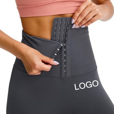 China Black Breathable Wholesale Corset Tummy Control Waist Yoga Gaiters Black High Sports Wear Women Yoga Pants for sale