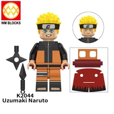 China The New Next Japanese Anime Eco-friendly Material Uzumaki Hoshigaki Kisame Senju Hashirama Building Block Children's Toys KDL806 for sale