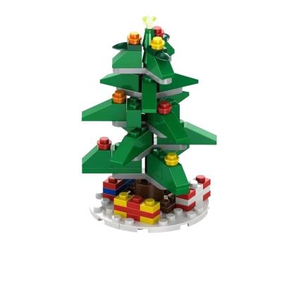 China Building Toy H005 Christmas Tree Santa Claus Snowman Elk Cartoon Mouse Doll New Building Block Best Bricks Gift Action Toys For Children for sale