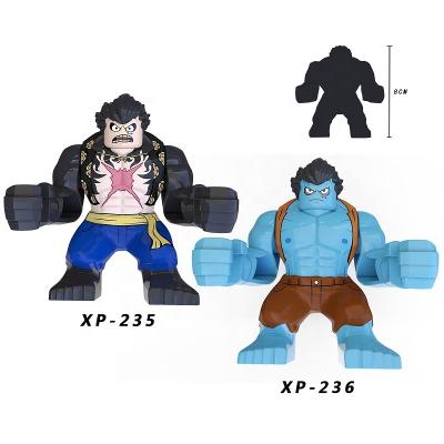 China Children Toys XP236 Monkey D Luffy Nami Sanji Chopper Nico Robin Franky Brook Edward Building Blocks Building Toy XP235 Newgate for sale