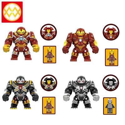 China GD225-228 Big Hulkbuster Thanos Super Heroes 4 Model Building Blocks Toys Action Figures Endgame Toys For Children for sale