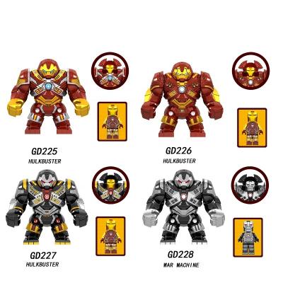 China Big Size Building Toy GD225-228 Superhero Hulkbusters Steel Man Mk War Machine Blocks Toys Juguetes Kids Gifts for sale