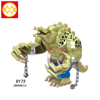 China Building Toy D173 Size Model Building Blocks Movie Series Crocodile Killer Crocodile Killer Figures Great For Children Gift Toys for sale