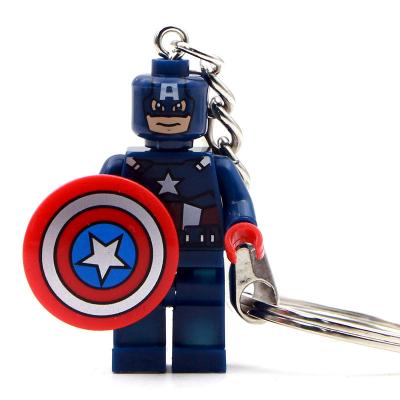 China Building Toy Free Shipping! Hot Selling Mini Figures Keychain Super Heroes Spiderman Thor Flash Robin Loki Venom Action Building Block Kid Toys for sale