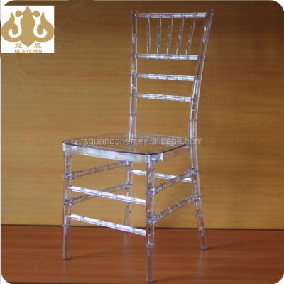 China Hot Sale High Quality Hotel Chair Acrylic Wedding Acrylic Banquet Hall Chair Party Bamboo Chair for sale