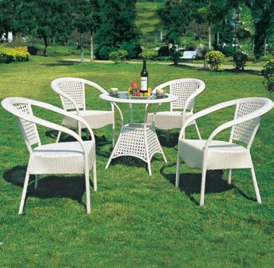 China High Quality Outdoor Table Furniture Plastic Rattan Outdoor Chair for sale