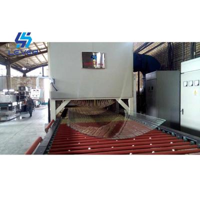 China Horizontal Architecture Roller Focus Cross Folding Glass Temperingfurnace for sale